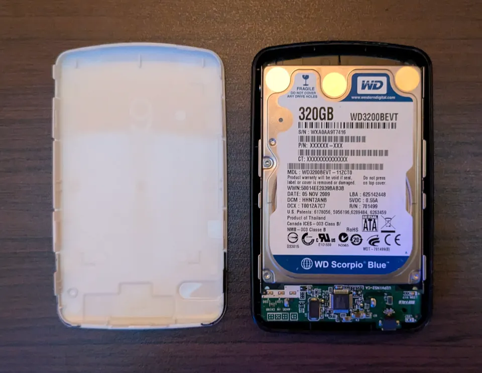 BUFFALO 不明（~1.0TB） の実機
