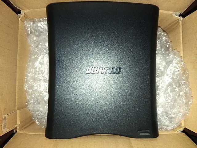 お預かりした BUFFALO HD-CL1.0TU2(1.0TB) の実機