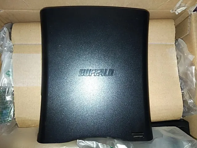 お預かりした BUFFALO HD-CL1.0TU2(1.0TB) の実機