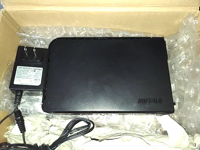 お預かりした BUFFALO HD-LB2.0TU3J(2.0TB) の実機
