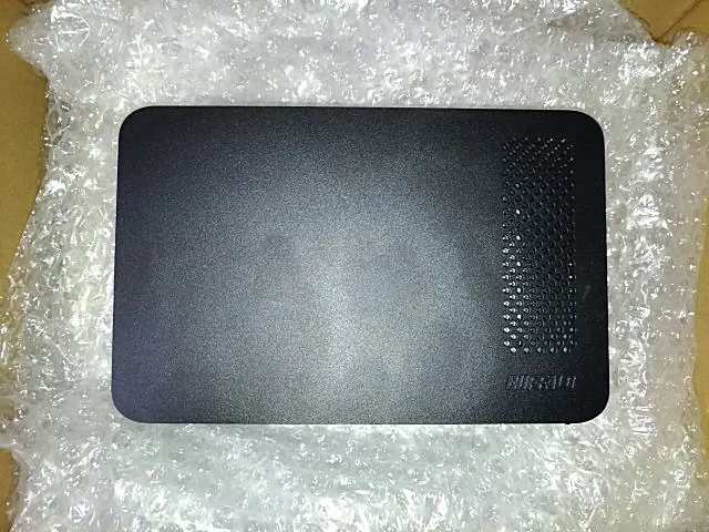 お預かりした BUFFALO HD-NRLC3.0-B(3.0TB) の実機