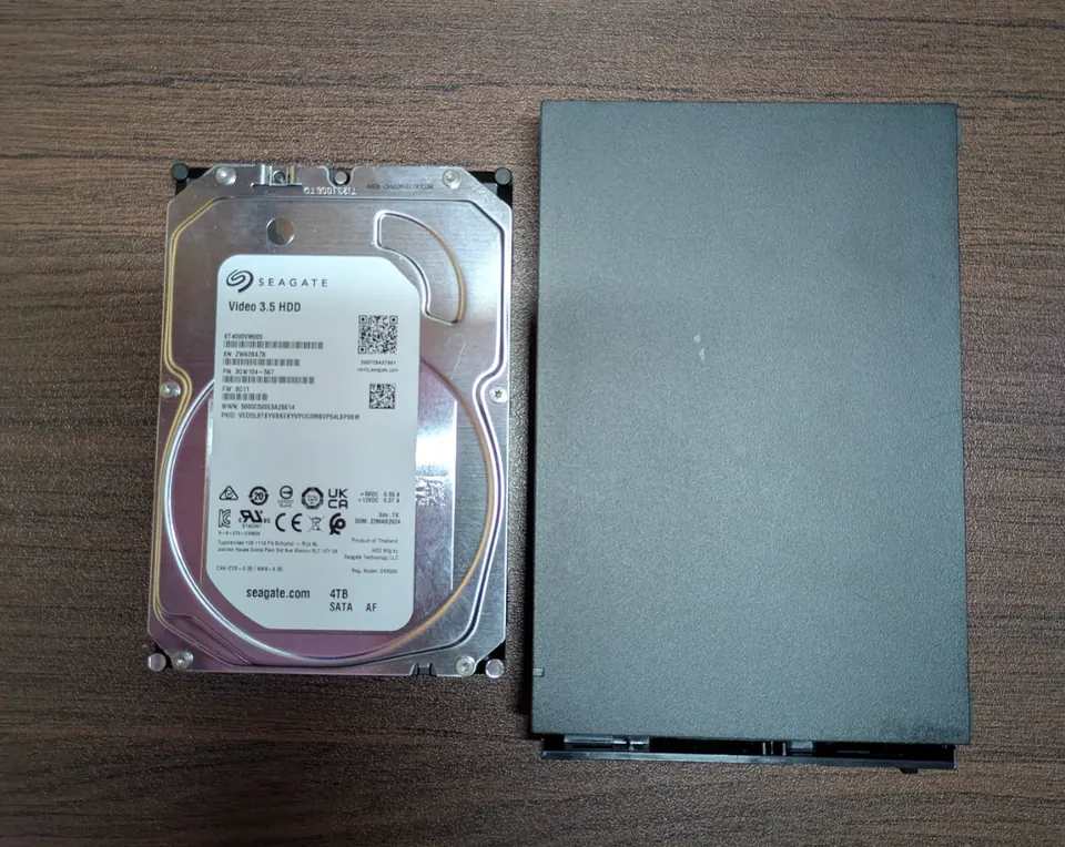 BUFFALO HD-NRLD40U3BA（4.0TB） の実機