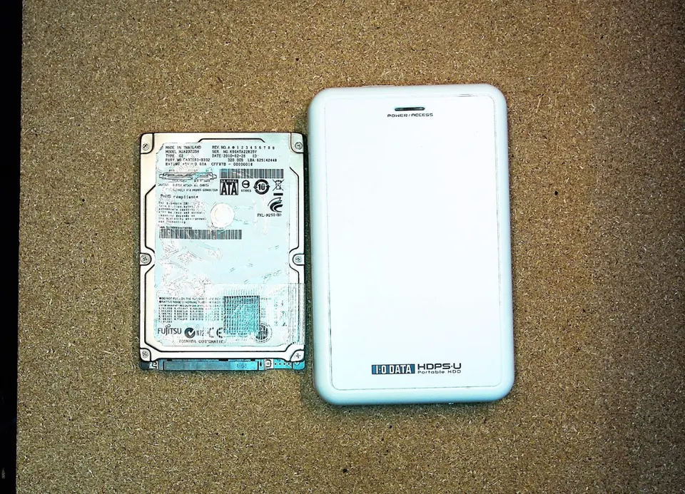 I-O DATA HDPSK-U320（1.0TB） の実機